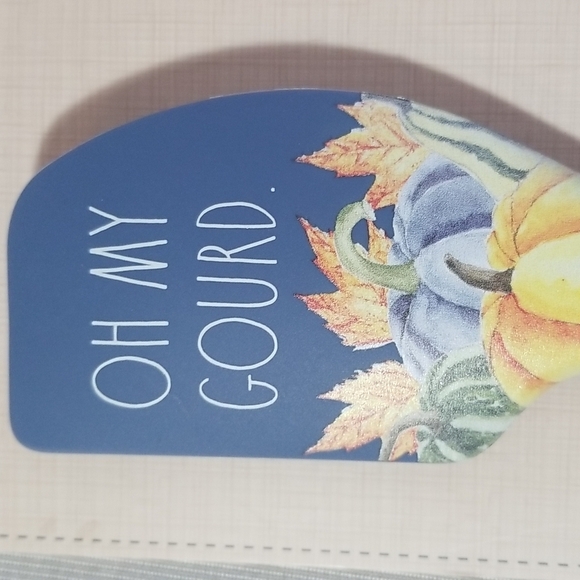 RAE DUNN SPATULA & COOKIE CUTTER " OH MY GOURD " ON SPATULA - Picture 6 of 6